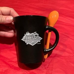 Fort Wilderness Lodge cup with spoon